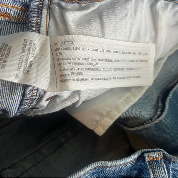 Abercrombie & Fitch Light Blue Denim Mini Skirt - Picture 4 of 4